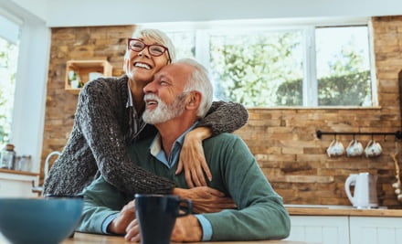 couple hugging
